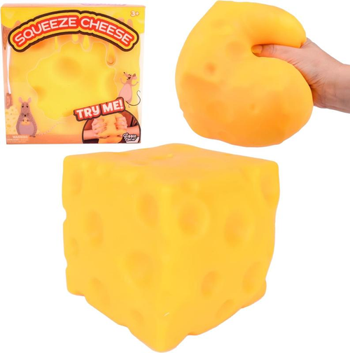 Yellow Cheese Squishy Sensory Toy