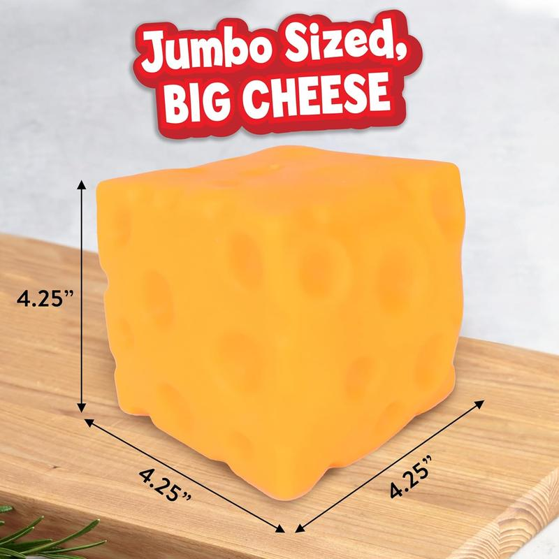 Yellow Cheese Squishy Sensory Toy
